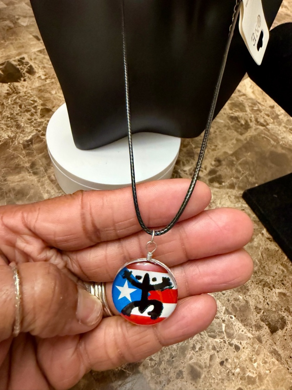 (4-Sets left) Puerto Rican Pendant Necklace with Matching Bracelet - Picture 4 of 9